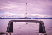 BC Ferries sailing between Alert Bay/Sointula and Port McNeill, Vancouver Island, BC, Canada