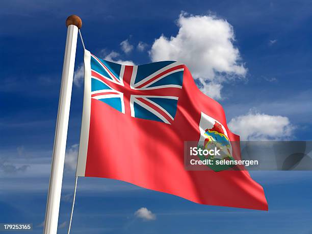 Bermuda Flag Stock Photo - Download Image Now - Bermuda Flag, Bermuda, Clipping Path