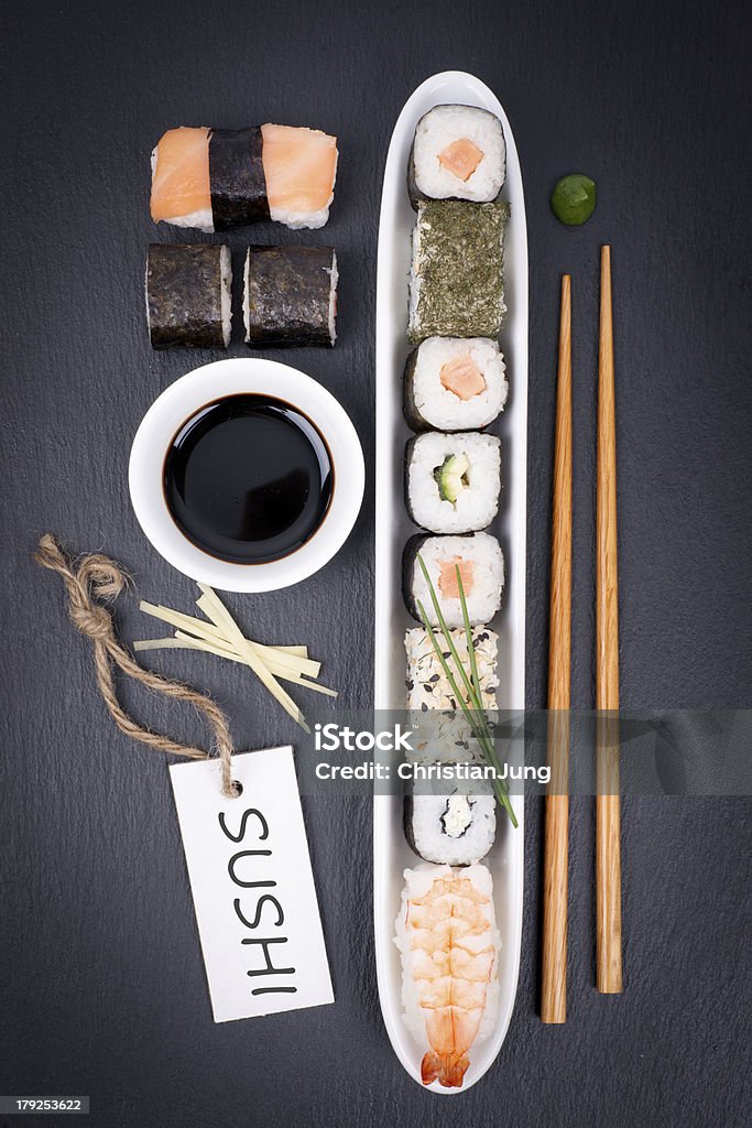 sushi - Foto stock royalty-free di Alga bruna