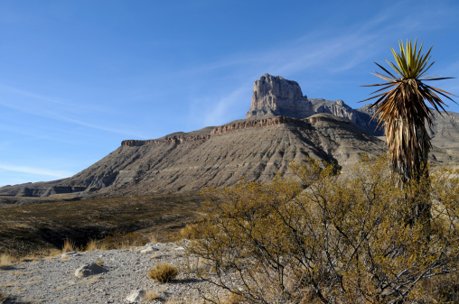 Scenic Guadalupe Mountains stretch from Texas to New Mexico