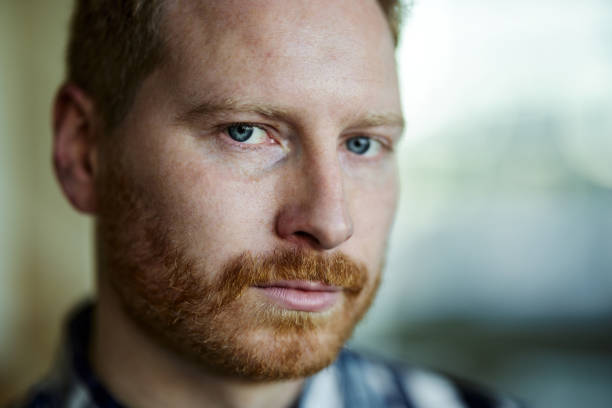 istock Close up of a redhead man. 1792543440