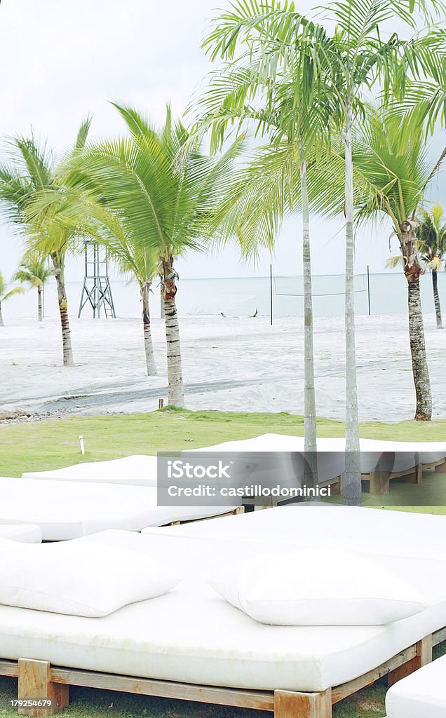 modern outdoor furniture close to the beach Image of modern outdoor furniture close to the beach Architecture Stock Photo