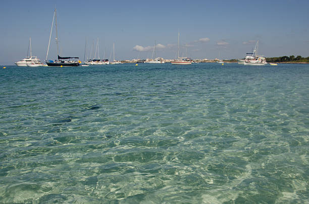 Sailing Boats at es Carbo beach, Majorca