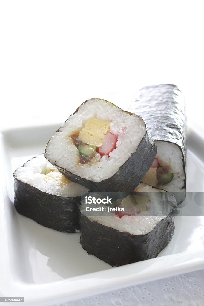 日本の料理、寿司ロール - まぶしいのロイヤリティフリーストックフォト