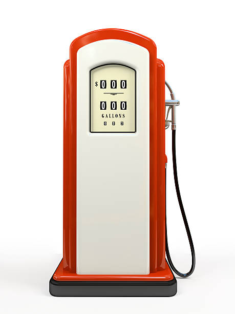 istock Gasoline pump isolated on white background 179256355