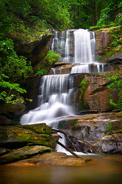 istock Motion Blur Waterfalls Nature Landscape in Blue Ridge Mountains 179256361