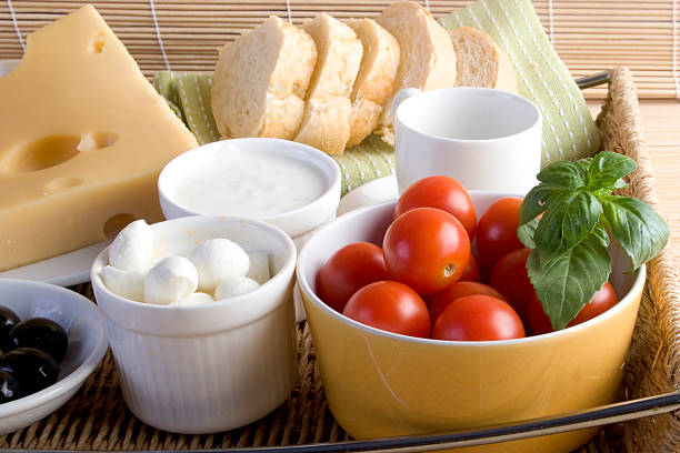 Pequeno-almoço em Casa - fotografia de stock