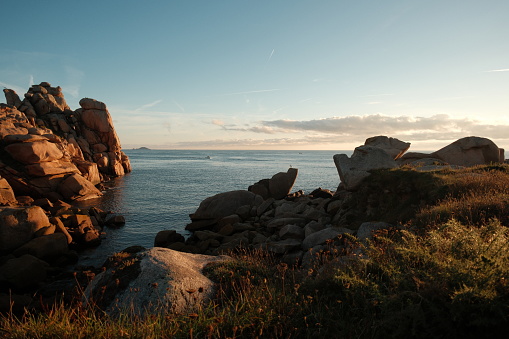 Morning walk at dawn in Perros-Guirec - Bretagne - France