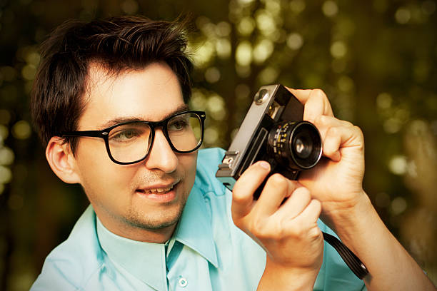 istock Hipster Man Taking a Photo 179256936