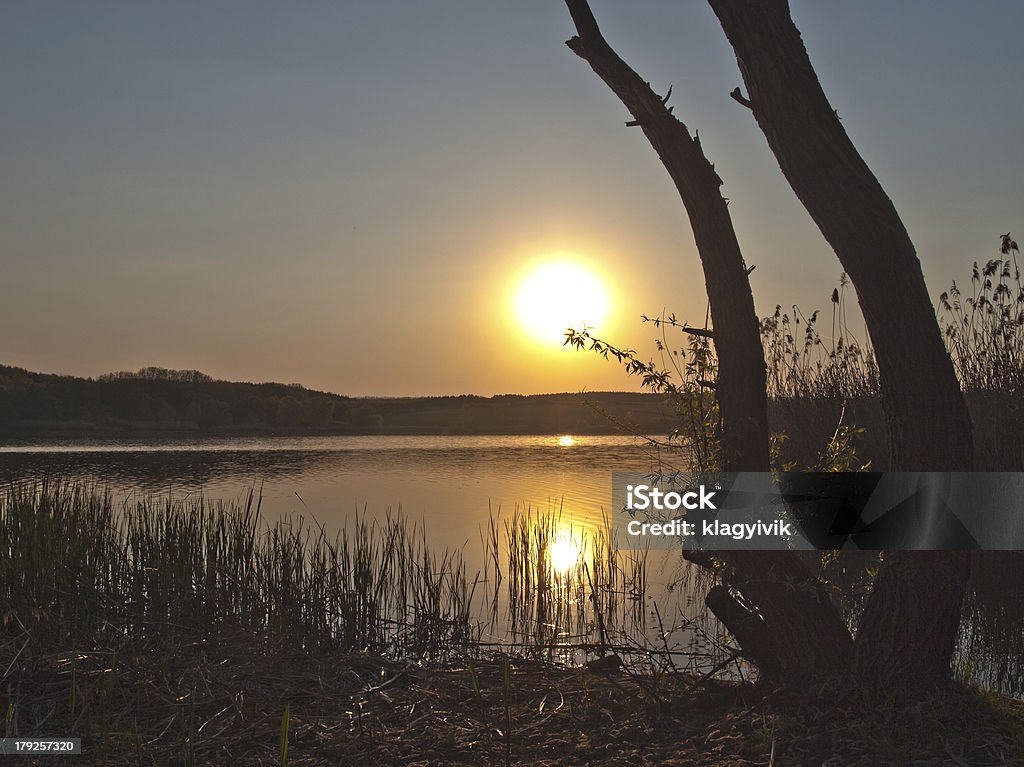 sfondo tramonto - Foto stock royalty-free di Acqua