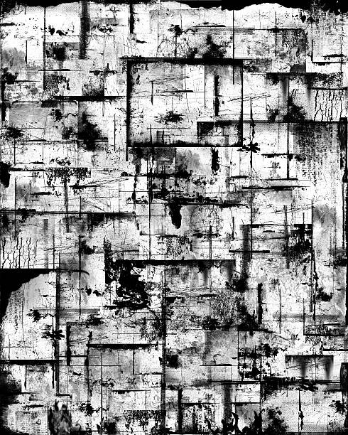 Grungy & fondo blanco negro - foto de stock