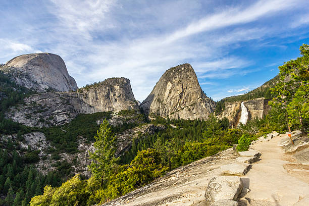 Half Dome - Yosemite Valley Yosemite National Park yosemite falls stock pictures, royalty-free photos & images