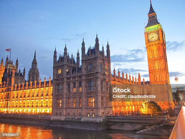 Parlamento Britannico - Fotografie stock e altre immagini di Architettura - Architettura, Capitali internazionali, City di Westminster - Londra