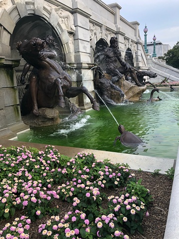 Fountain Outside the Library of Congress