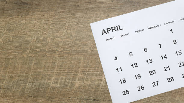 istock White calendar on brown wooden table 1792588006