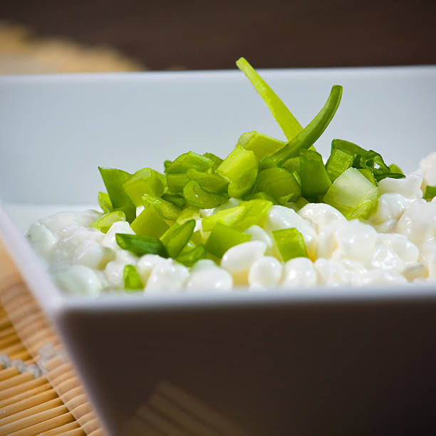 istock Bowl with fresh cottage cheese and chives 179259468