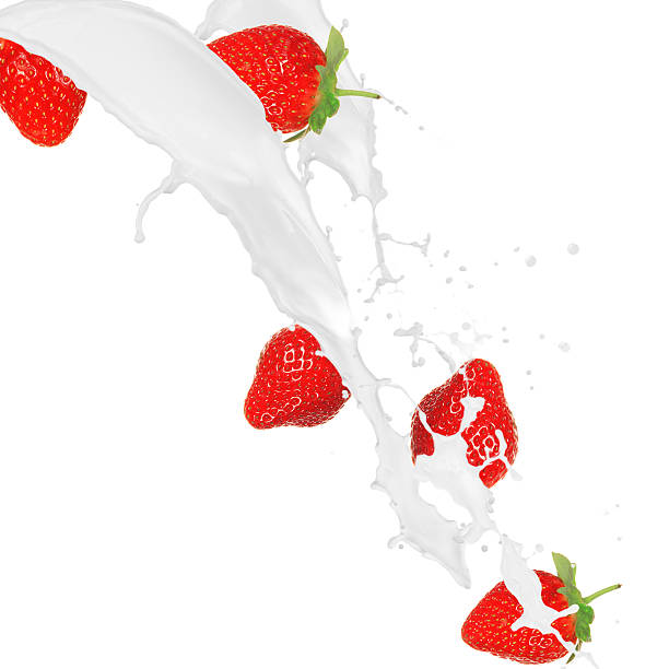 istock Strawberries in milk 179259960