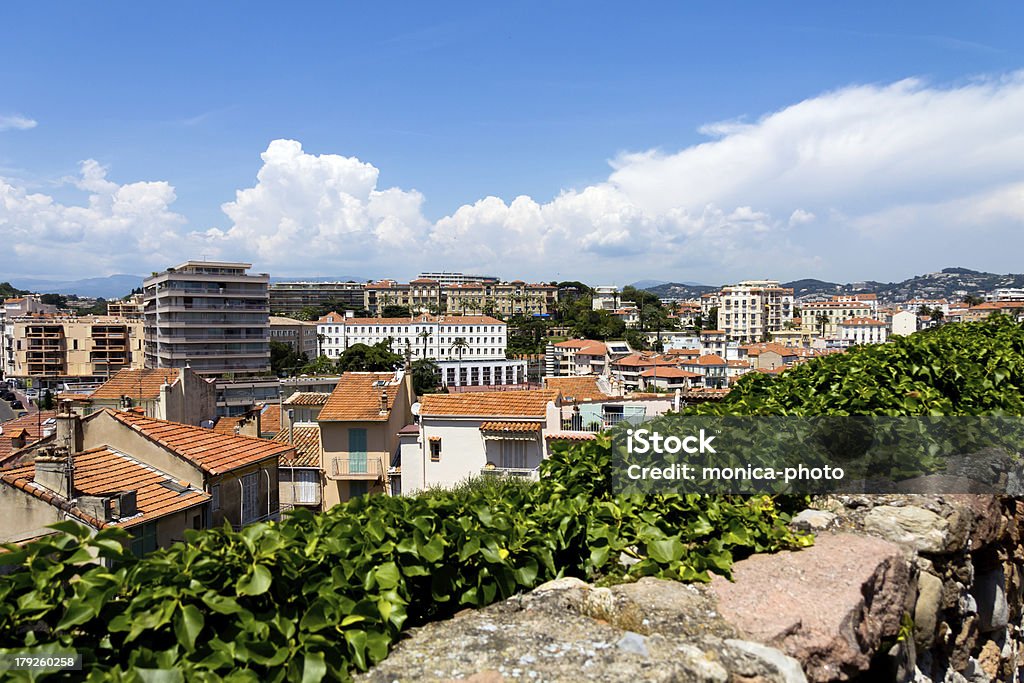 Cannes, França, vista panorâmica - Foto de stock de Azul royalty-free