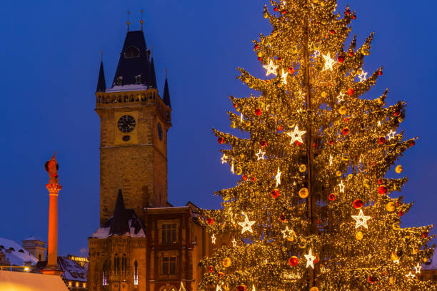 istock Old Town Square at Christmas time, Prague, Czech Republic 1792602798