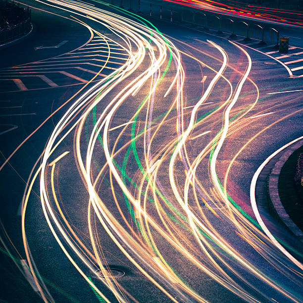 istock moving car with blur light through city at night 179260354