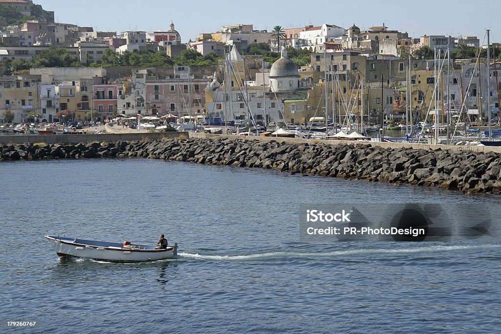 harbour, island procida, italy "harbour of the island procida, gulf of naples, campania, italy" Aquatic Sport Stock Photo