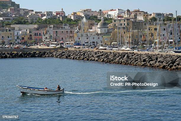 Harbour Island Procida Italy Stock Photo - Download Image Now - Aquatic Sport, Architecture, Blue