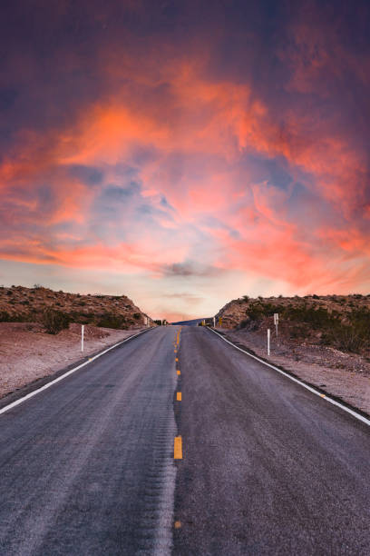 istock Sunset in the death valley highway 1792609365