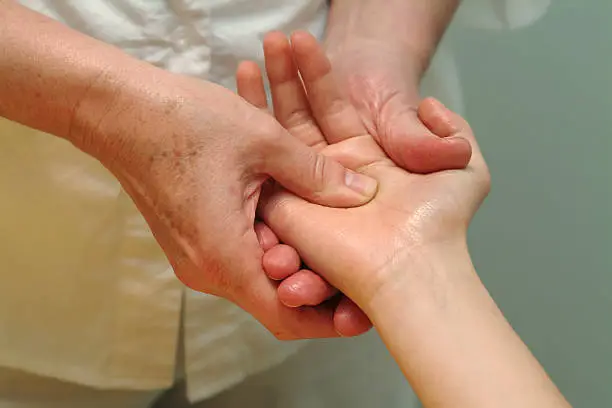 Treatment of the hands