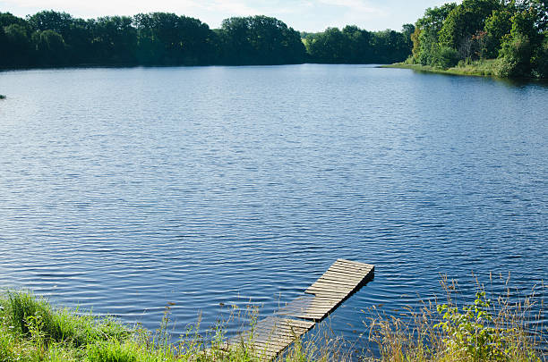istock Wooden bridge at Lake 179261199