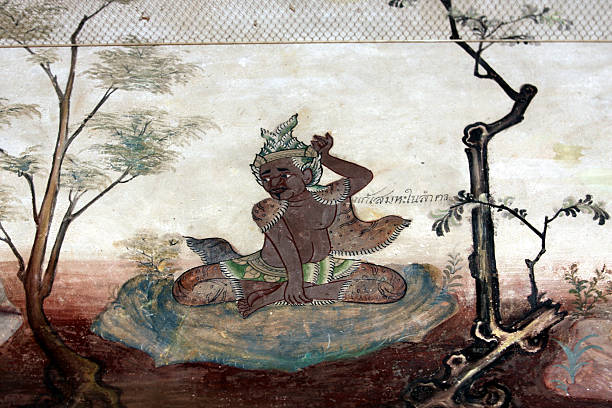 istock Hermit Painting  or Thai Massage Treatise 179261647