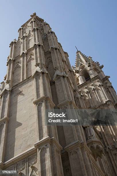 Cathedral Towers Stock Photo - Download Image Now - Balearic Islands, Built Structure, Cathedral
