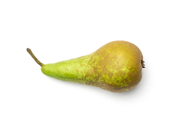 istock Pear isolated on white background. Top view 1792618711