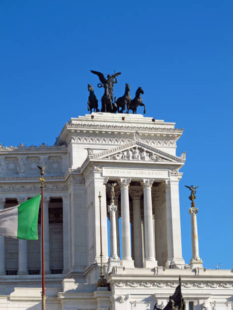 Vintage Complesso del Vittoriano in Rome, Italy