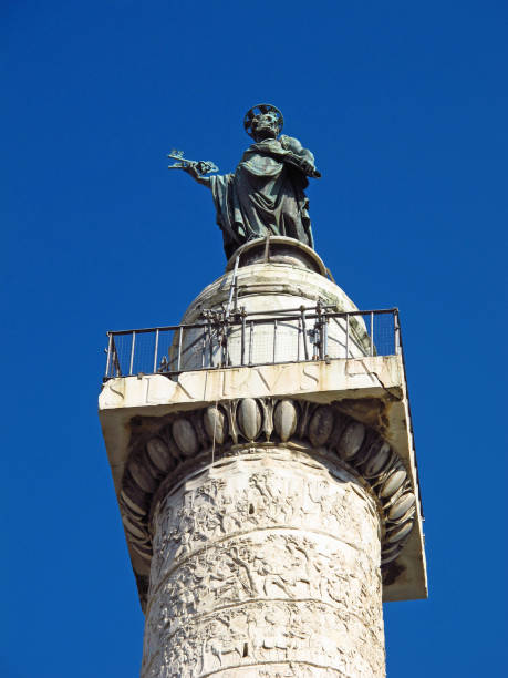 istock Trajan's Column in Rome, Italy 1792619487