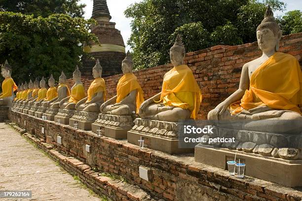 Ayutthaya Buddha 5 Stock Photo - Download Image Now - Ancient, Architecture, Asia