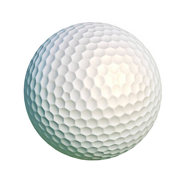 istock Golf ball isolated at white background. 179262389