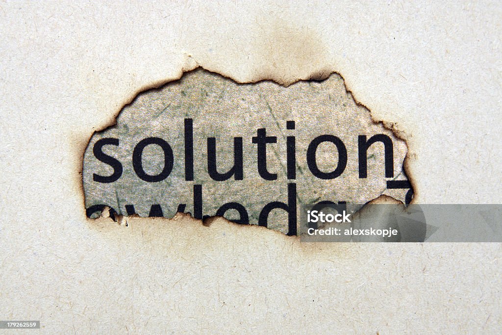 Concetto di soluzione - Foto stock royalty-free di Abilità