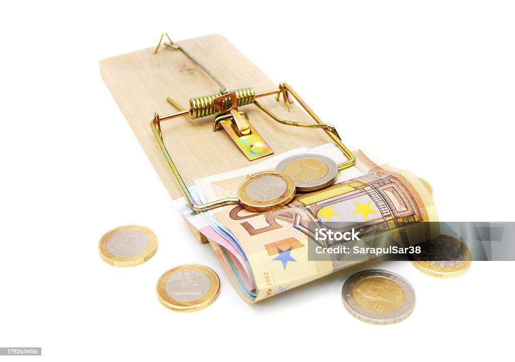 Dinheiro em um Ratoeira - Foto de stock de Dívida royalty-free