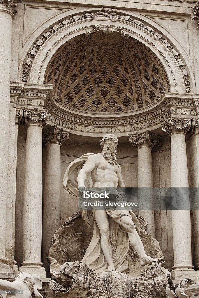 La fontaine de Trevi Rome - Photo de Capitales internationales libre de droits