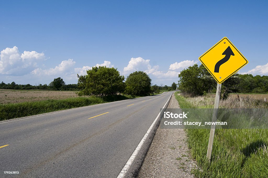 Roadway and Road Sign, Generic Background Roadway and Road Sign, Generic Road Background Backgrounds Stock Photo