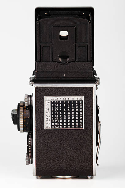 istock Twin lens reflex photo camera (back) 179264041