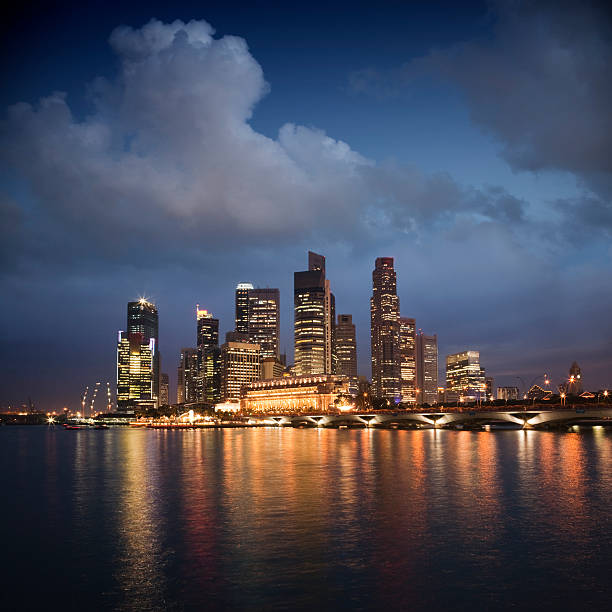 istock Singapore Skyline at Twilight 179264801