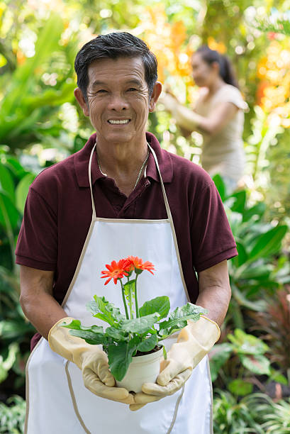 istock Happy mature gardener 179265908