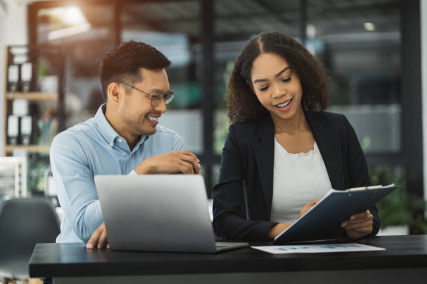 istock Business corporate team brainstorming, planning strategy having a discussion Analysis investment researching. 1792665778