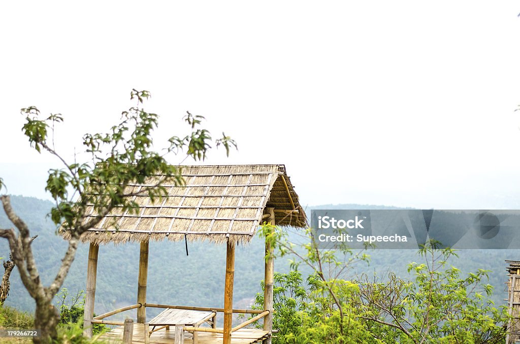 Bambus-hut auf die Berge - Lizenzfrei Asien Stock-Foto