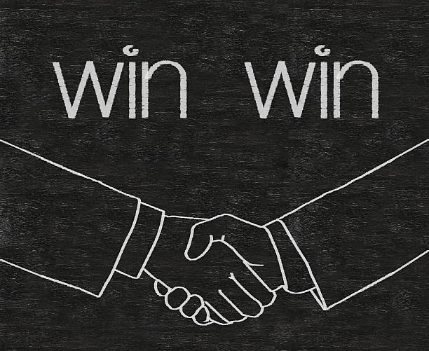 istock win, business deal written on blackboard background 179266801