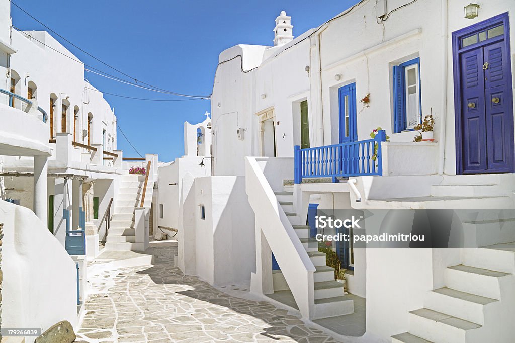 Traditional greek house on Sifnos island, Greece Sifnos Stock Photo