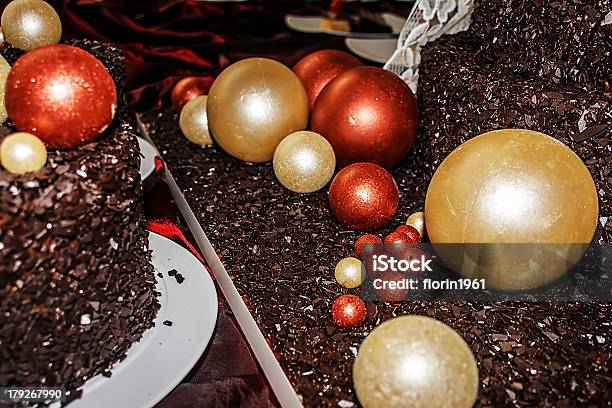 Chocolate Cake Stock Photo - Download Image Now - Arrangement, Backgrounds, Brown