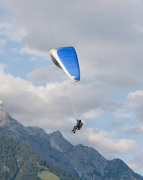istock Paraglider above the mountains near Maria Alm (Austria) 179268313