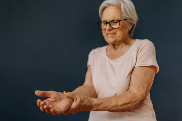 istock Senior woman experiencing wrist pain 1792684822